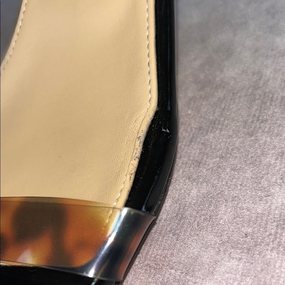 GUC Dear Frances Black Brown Tortoise Shell Rain Sandal EU 40 - Picture 6 of 15